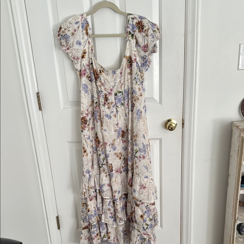 Floral Cream Dress